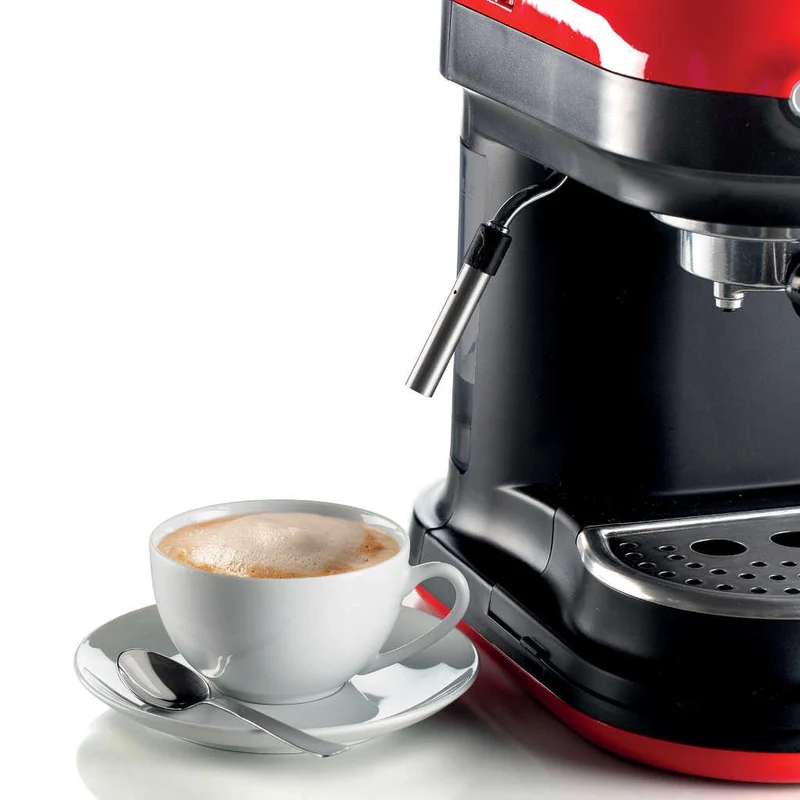 Cafetera Espresso Moderna con molinillo Ariete