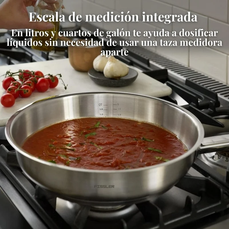 Sartén de acero inoxidable Novogrill® Original-Profi Collection® Fissler