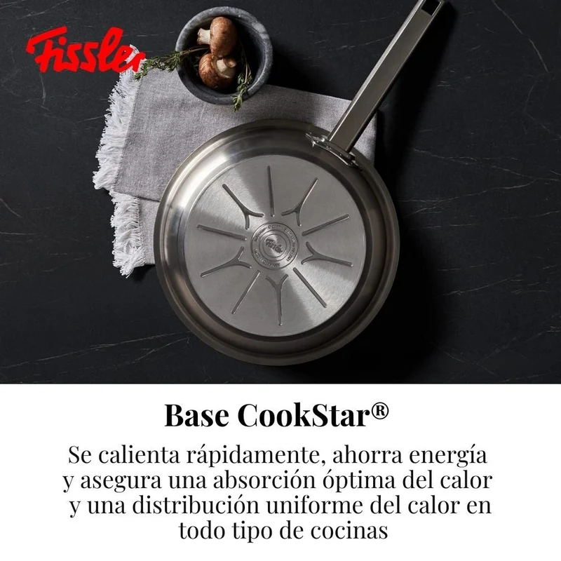 Sartén de acero inoxidable Novogrill® Original-Profi Collection® Fissler