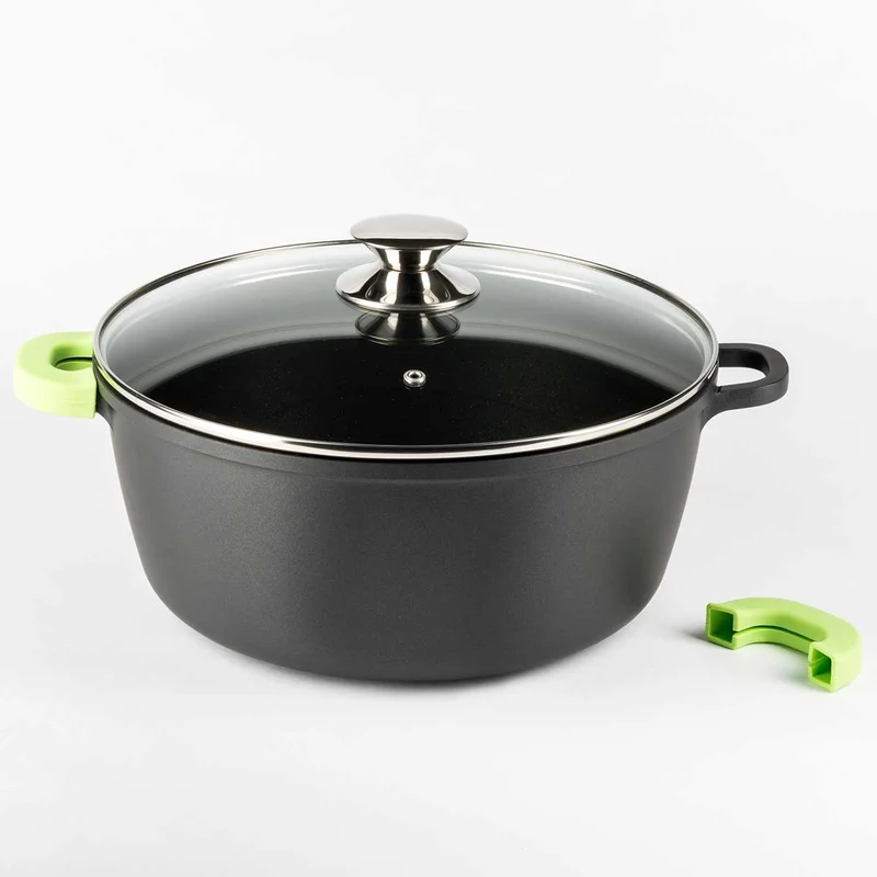 OLLA ALTA ALUM. FUNDIDO INDUCCION 32CM