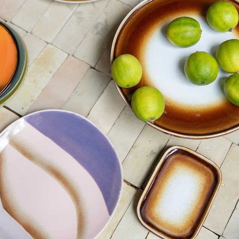 70s Ceramics: Small Trays - Mojave B