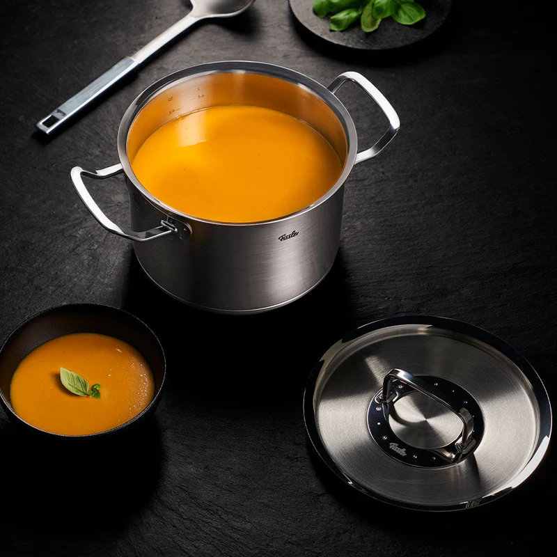 Olla de acero inoxidable con tapa Original-Profi Collection® Fissler