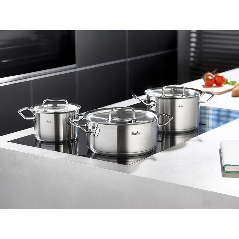 Olla de acero inoxidable con tapa Original-Profi Collection® Fissler