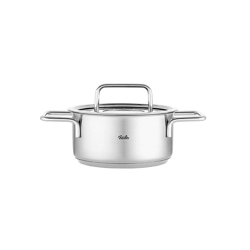 Olla de acero inoxidable con tapa de cristal Pure Fissler