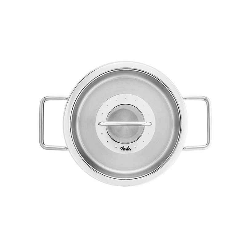 Olla de acero inoxidable con tapa de cristal Pure Fissler