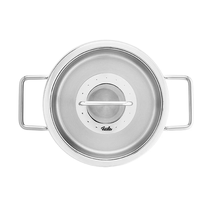 Olla de acero inoxidable con tapa de cristal Pure Fissler