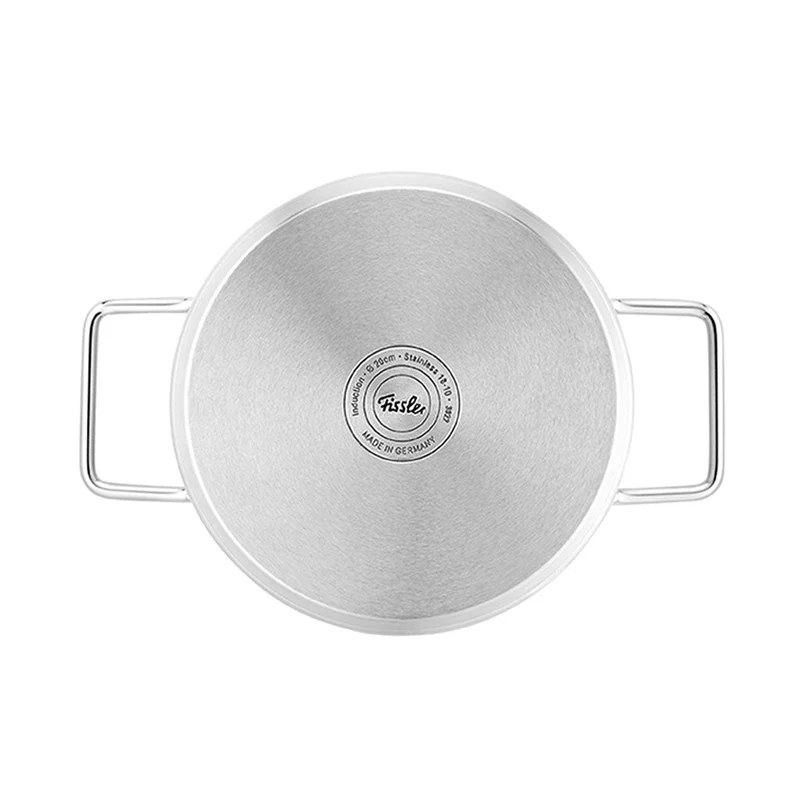 Olla de acero inoxidable con tapa de cristal Pure Fissler