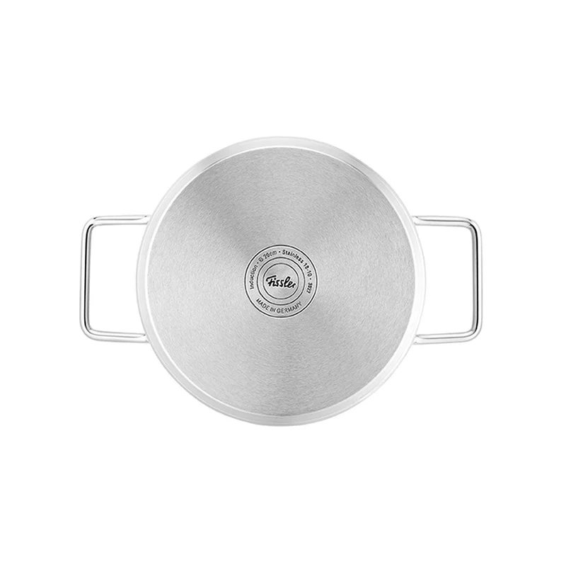 Olla de acero inoxidable con tapa de cristal Pure Fissler