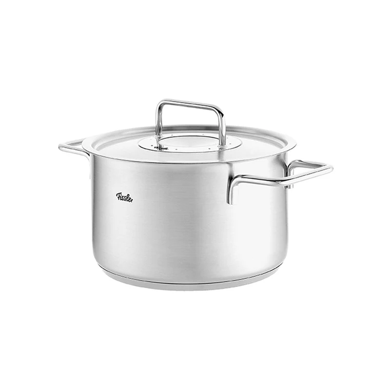 Olla con tapa de acero inoxidable Pure Fissler