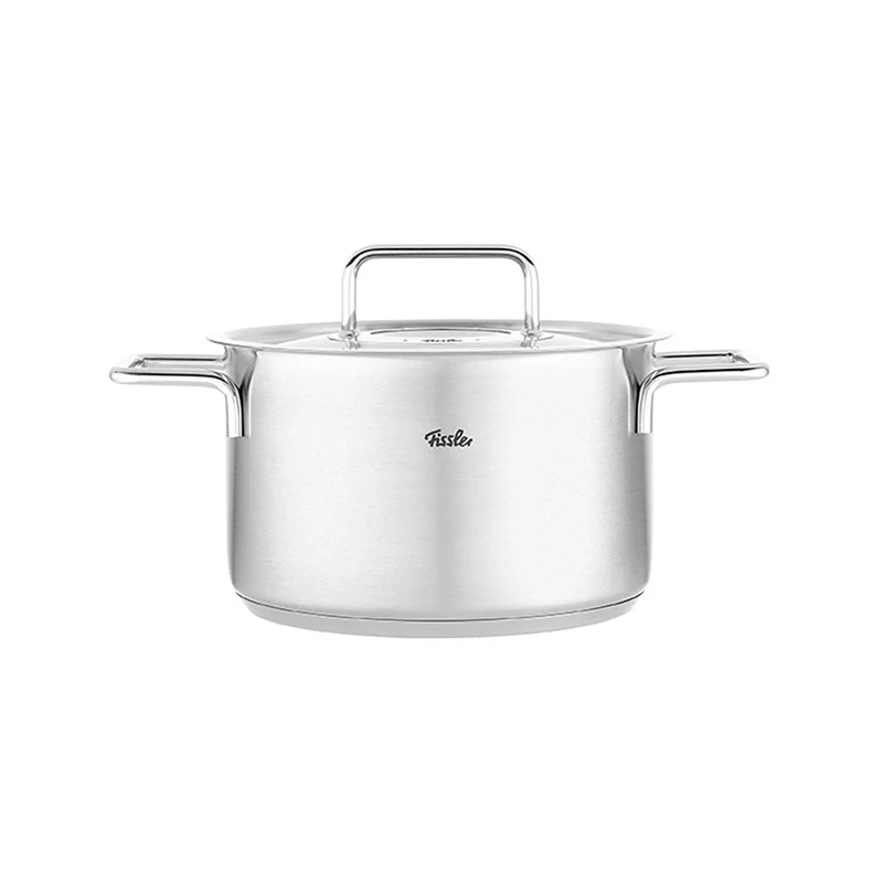 Olla con tapa de acero inoxidable Pure Fissler