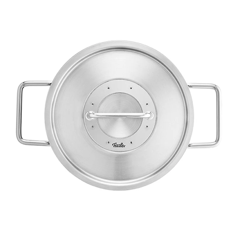 Olla con tapa de acero inoxidable Pure Fissler