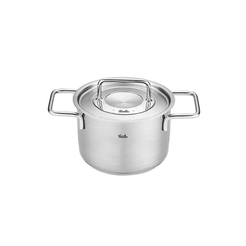 Olla con tapa de acero inoxidable Pure Fissler