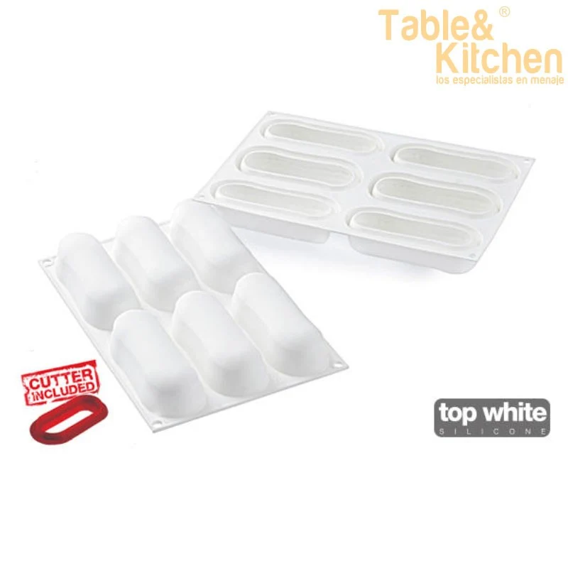 MOLDE SILICONA PROFESSIONAL ÉCLAIR 140 CON CORTADOR