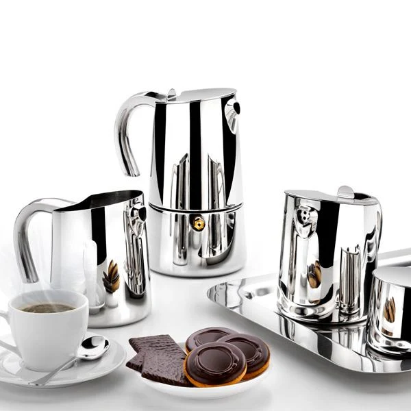 Cafetera Bra Bella de acero inoxidable