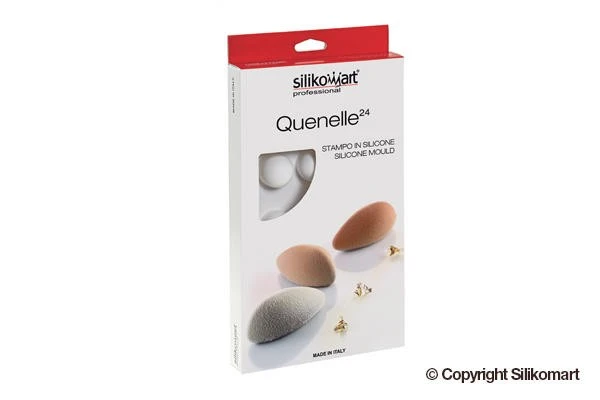 MOLDE SILICONA QUENELLE 24 SILIKOMART