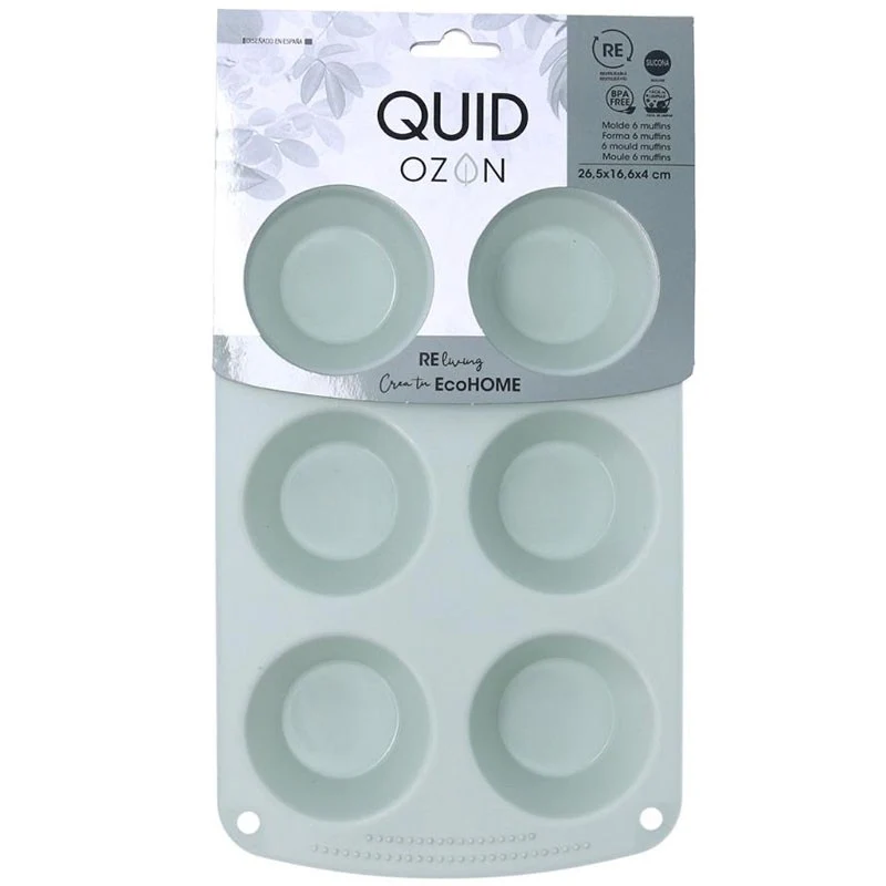 MOLDE 6 MUFFIN 26,5X16,6CM SILIK-ONE QD