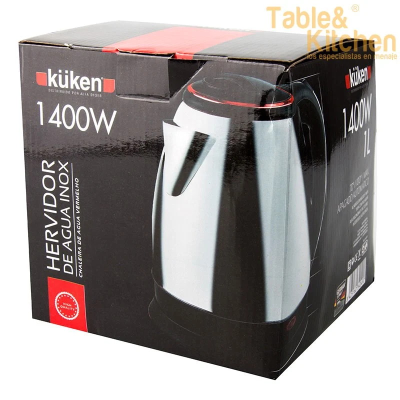 HERVIDOR DE AGUA 1L 1400W