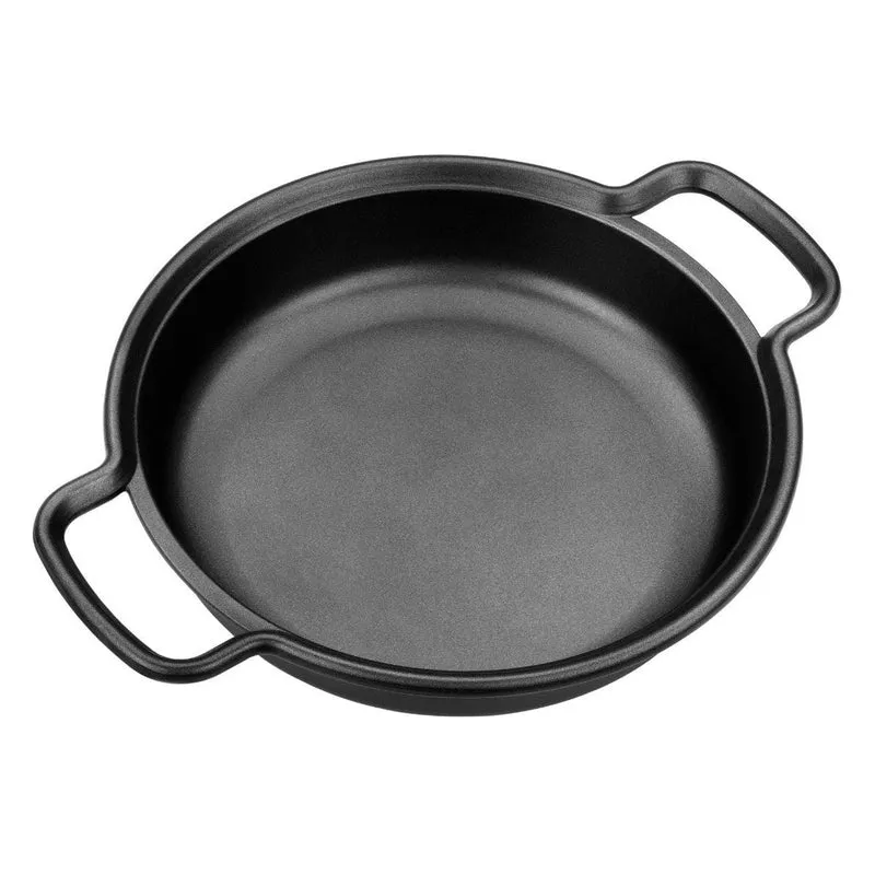 Cacerola baja con tapa Solid+ con asas de silicona Monix