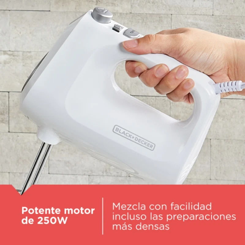 Black & Decker Batidora 2 en 1 de Vertical a Manual, MX9125
