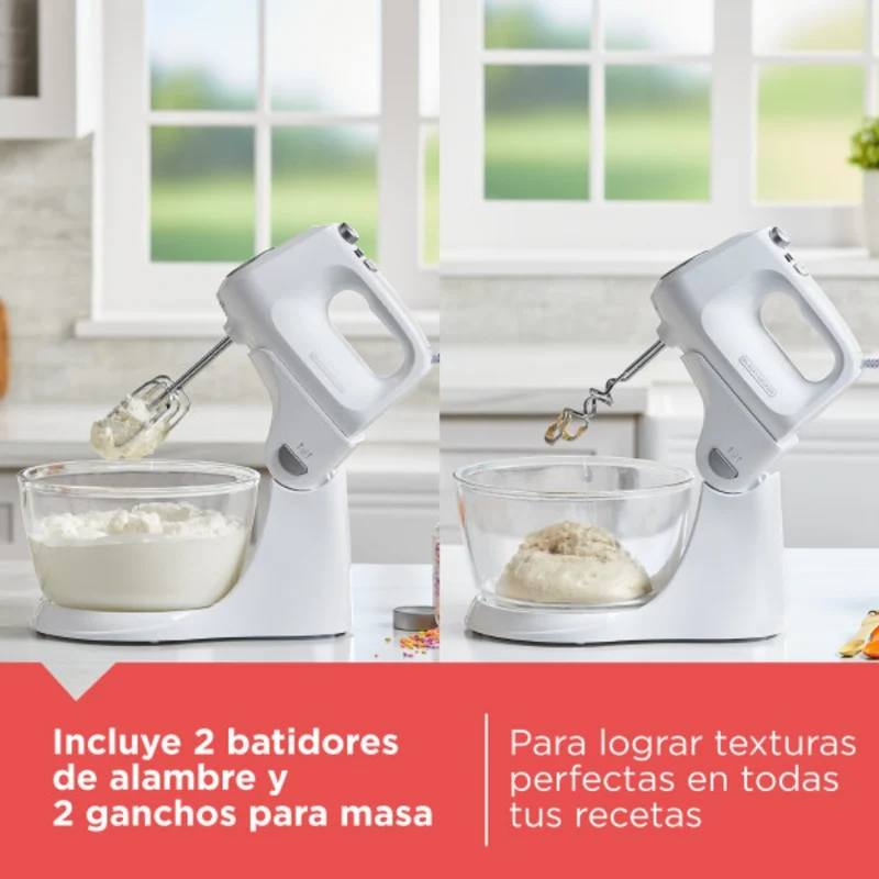 Black & Decker Batidora 2 en 1 de Vertical a Manual, MX9125