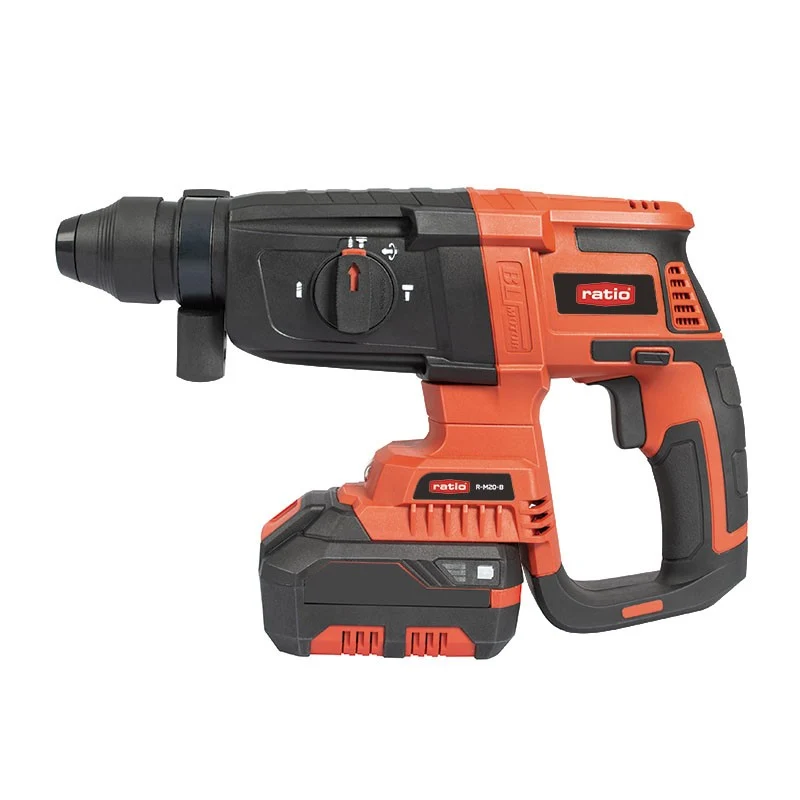 MARTILLO ROTATIVO SDS PLUS 4 FUNC.RM20-B