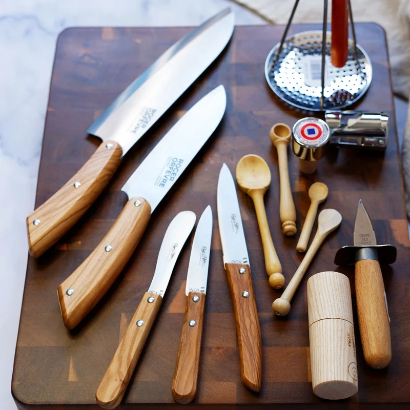 Cuchara de madera para azúcar, sal y salsas 13 cm Roger Orfevre