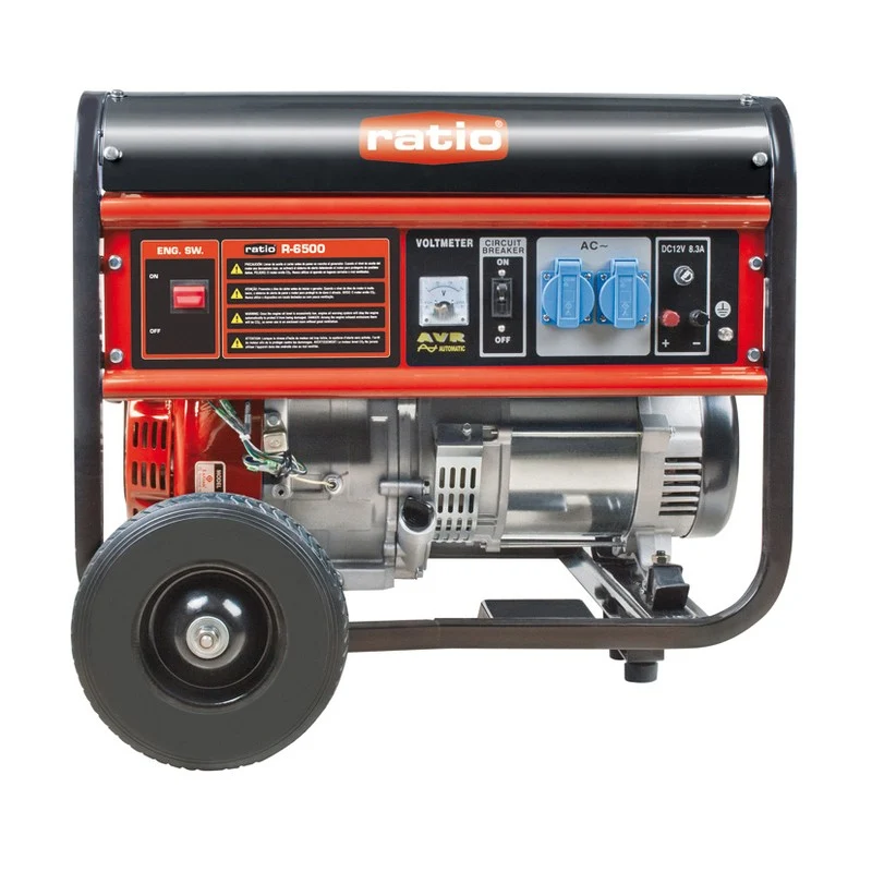 GRUPO ELECTRÓGENO GASOLINA RG6500 5,5KVA RATIO