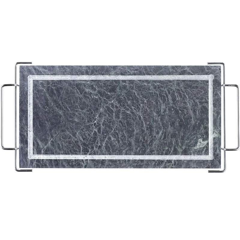 SET GRILL PIEDRA 37X18 CM IBILI