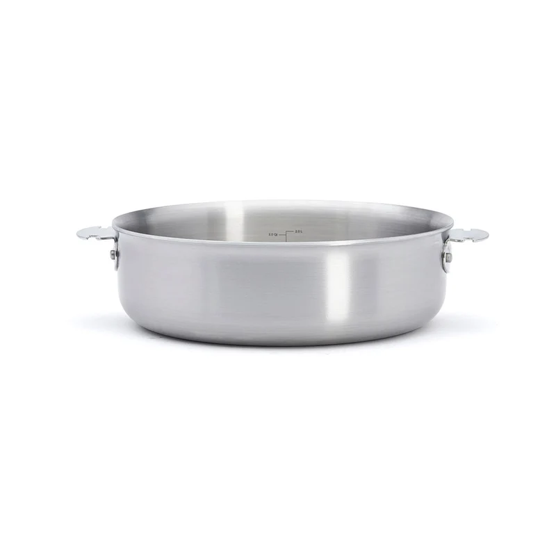 Cazo bajo acero y sauté inox Alchimy Loqy de De Buyer