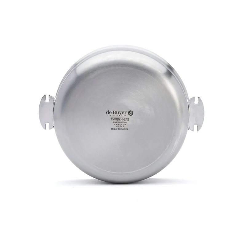 Cazo bajo acero y sauté inox Alchimy Loqy de De Buyer