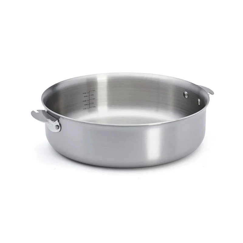 Cazo bajo acero y sauté inox Alchimy Loqy de De Buyer