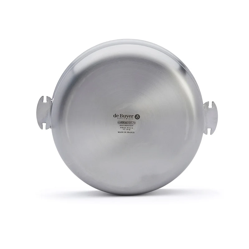 Cazo bajo acero y sauté inox Alchimy Loqy de De Buyer