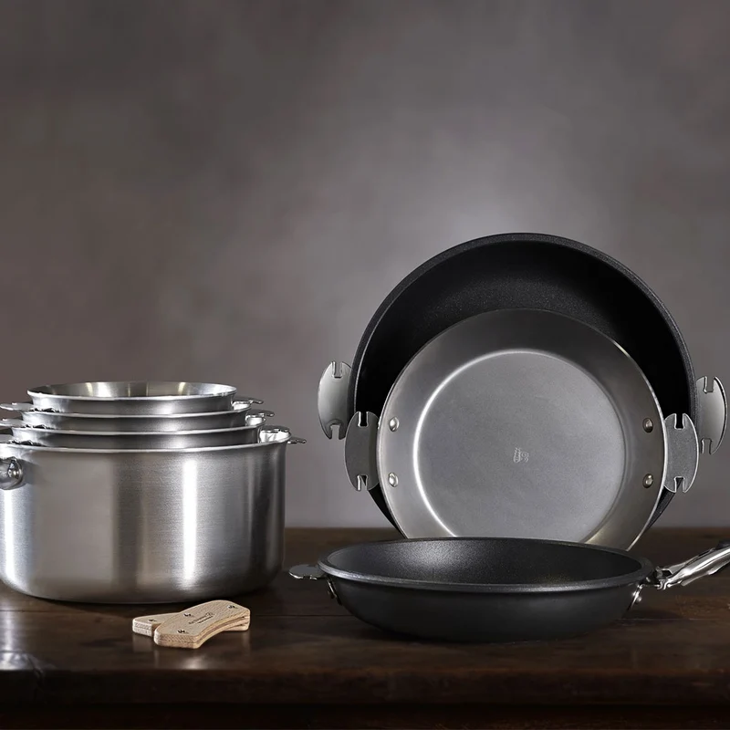 Set de dos asas desmontables Loqy de De Buyer