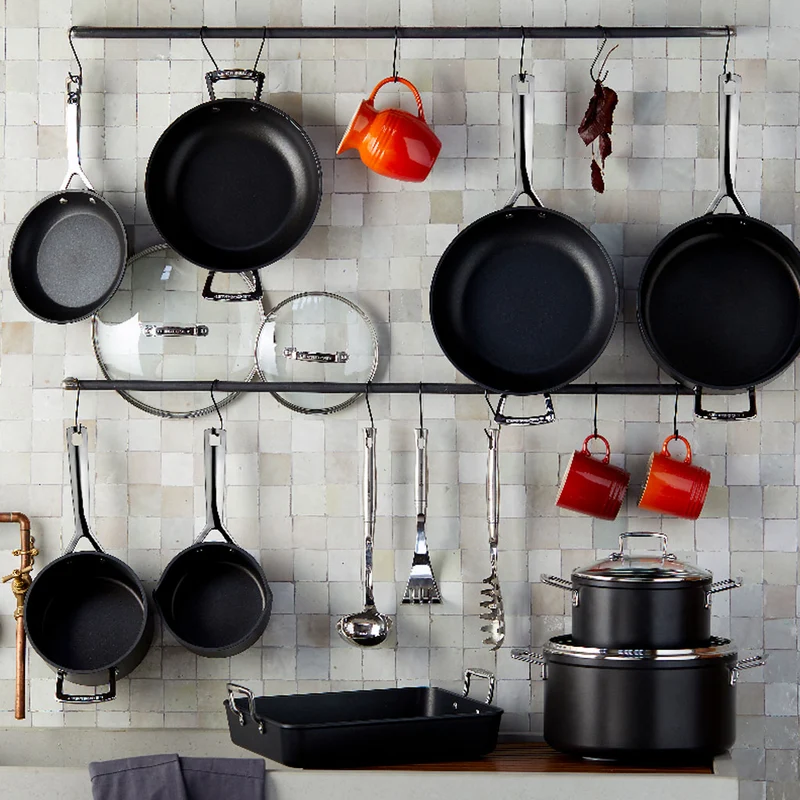Conjunto dos sartenes antiadherentes PRO 24 y 28cm Le Creuset