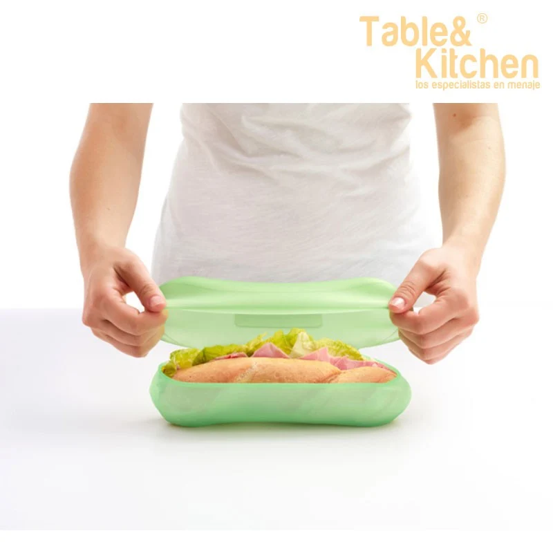 FUNDA REUTILIZABLE BOCADILLO/BAGUETTE SILICONA 22 CM