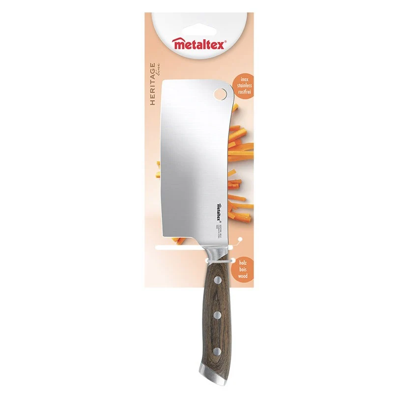 MACHETA PARA CARNE HERITAGE MADERA