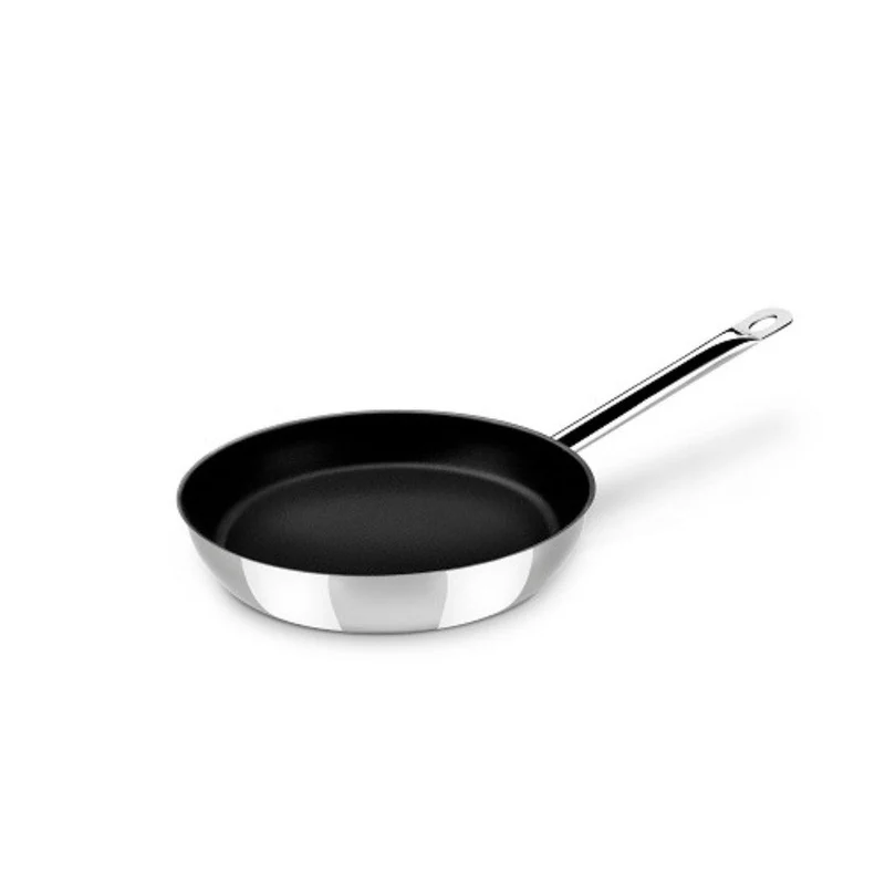 Sartén Antiadherente Chef con exterior inox Monix