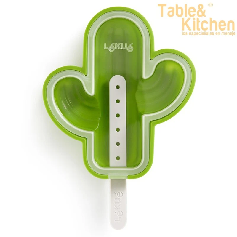 SET 4 MOLDES PARA HELADOS CACTUS LEKUE