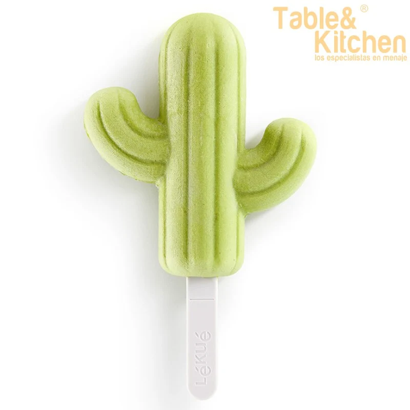 SET 4 MOLDES PARA HELADOS CACTUS LEKUE
