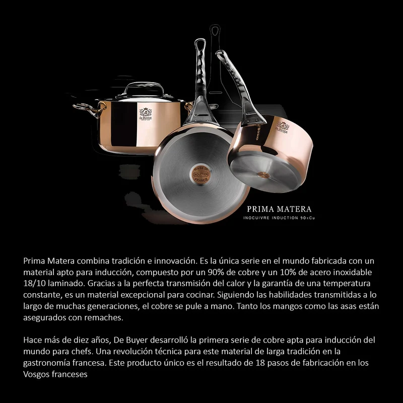 Sauté de cobre Prima Matera De Buyer (inducción)