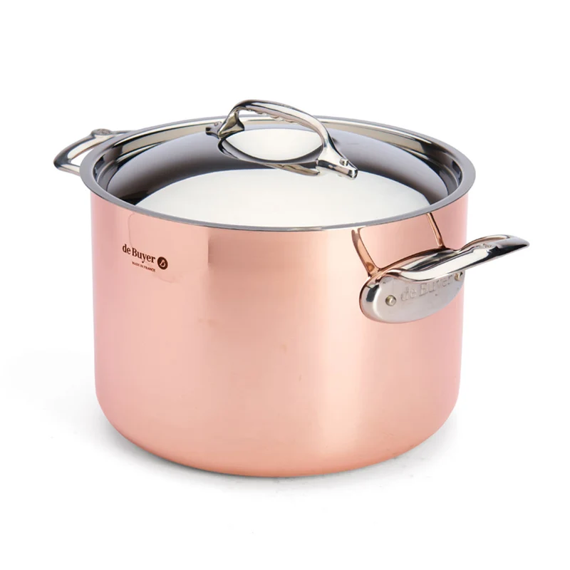 Olla alta de cobre Prima Matera De Buyer (inducción)