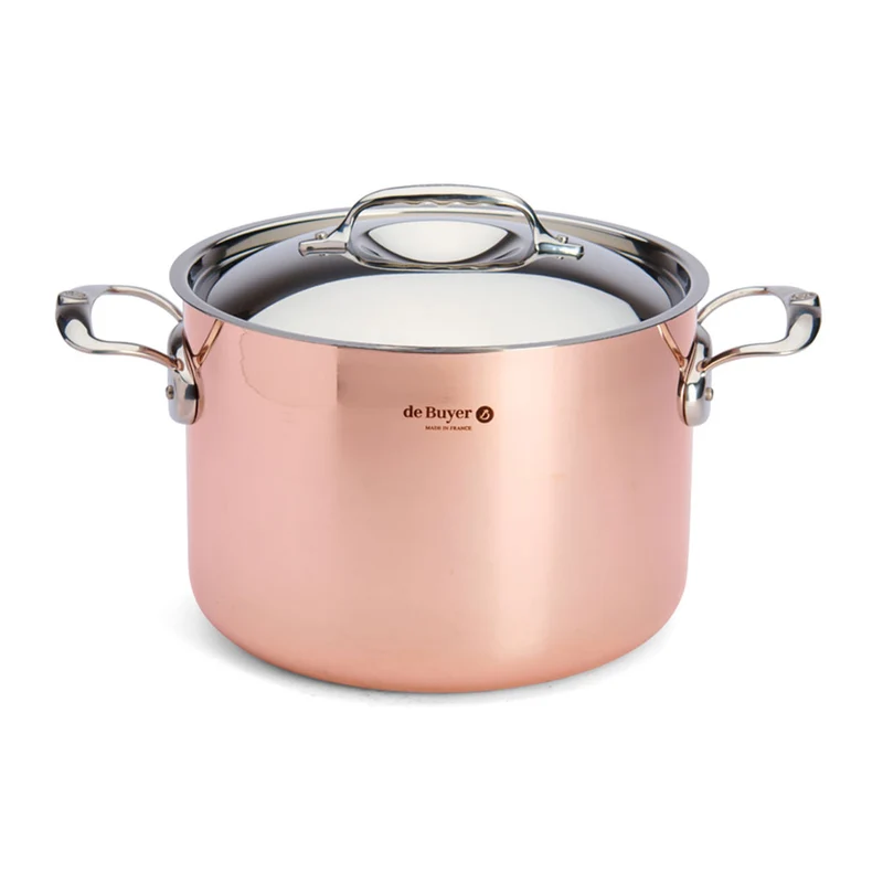 Olla alta de cobre Prima Matera De Buyer (inducción)