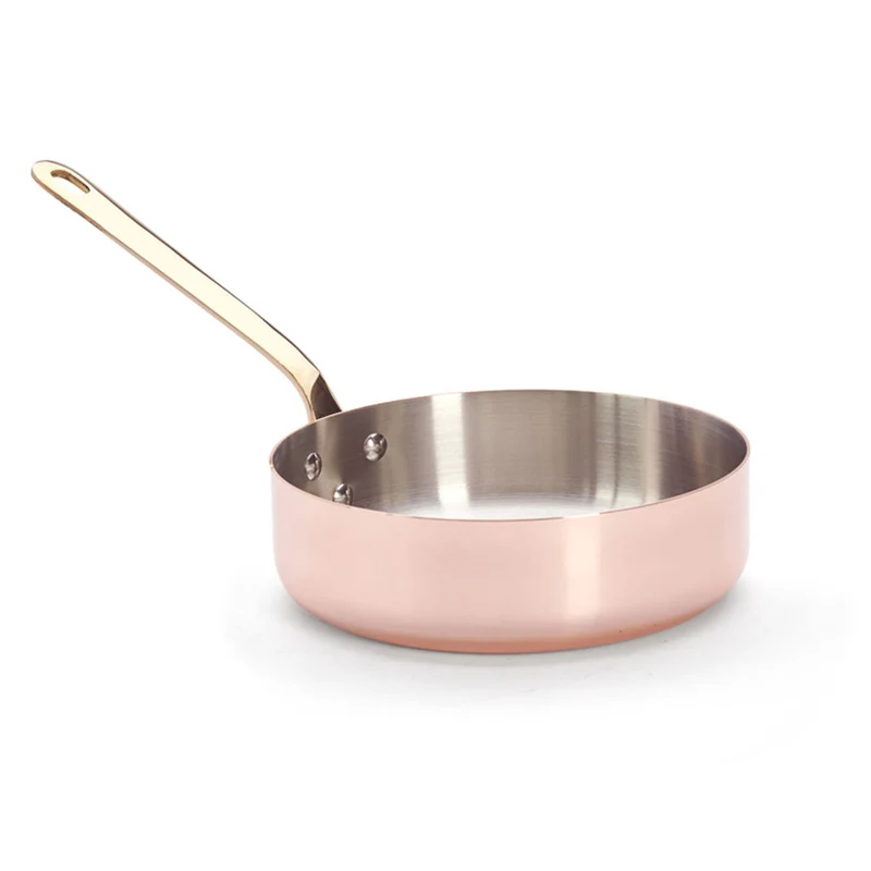 Sauté de cobre Inocuivre mango dorado De Buyer