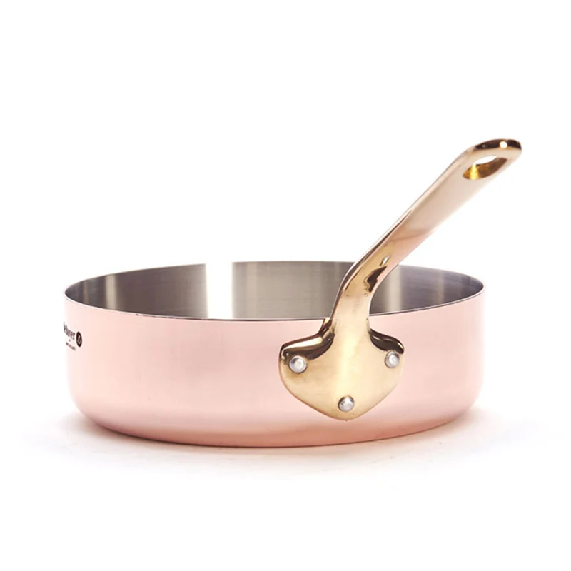 Sauté de cobre Inocuivre mango dorado De Buyer