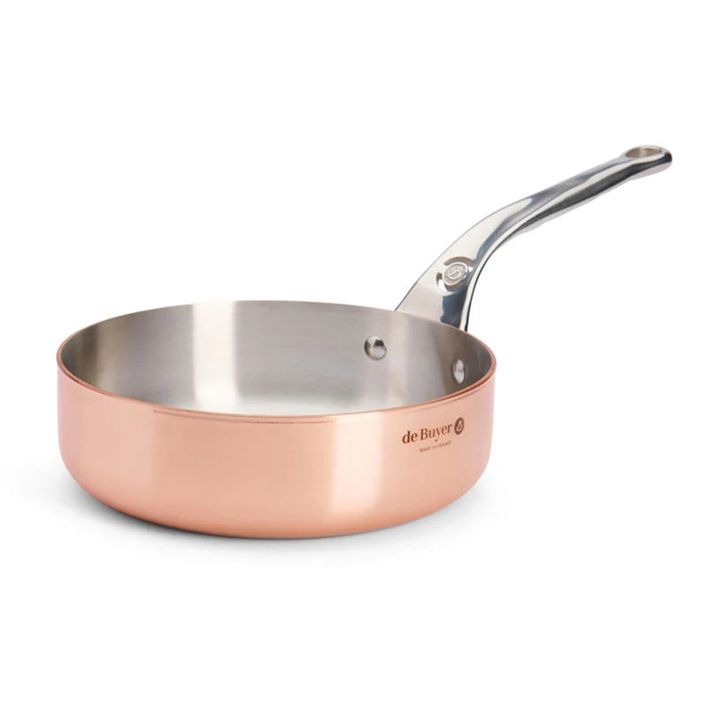 Sauté de cobre Inocuivre con mango de inox De Buyer