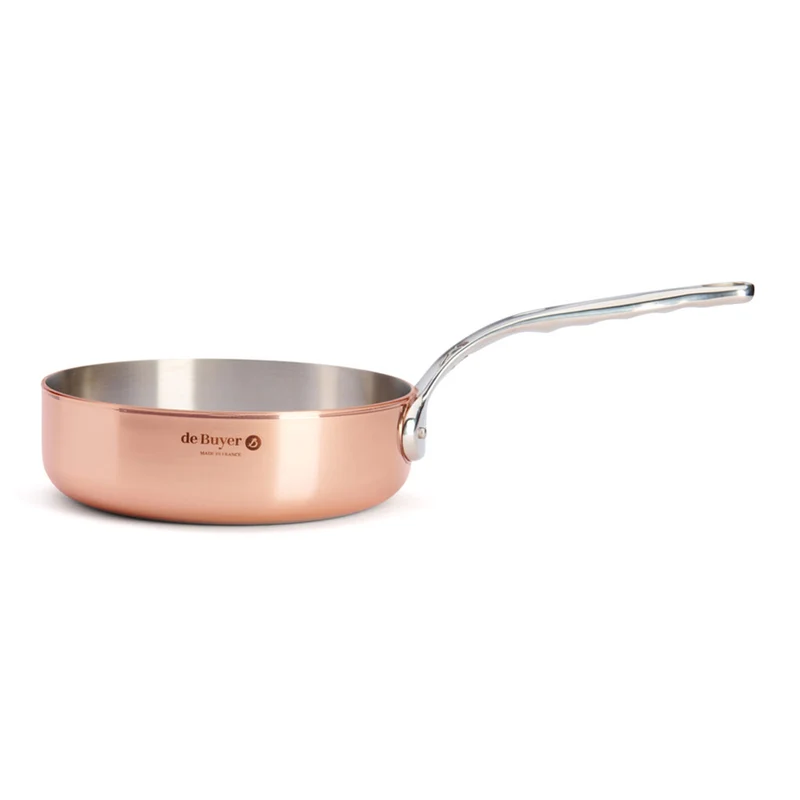 Sauté de cobre Inocuivre con mango de inox De Buyer