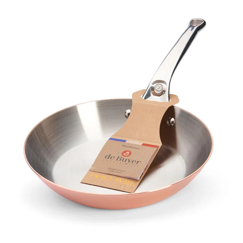 Sartén de cobre Inocuivre con mango de inox De Buyer