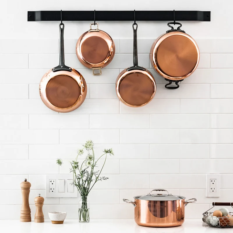 Olla de cobre Inocuivre con asas de inox De Buyer