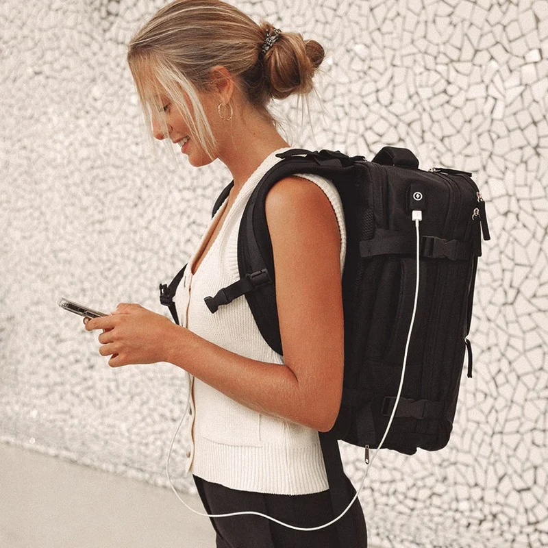 PACK MALETA DE CABINA + MOCHILA NUMADA EXPLORER NEGRA