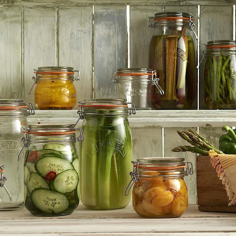 Tarros herméticos de cristal Clip Top de Kilner®